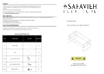 Предварительный просмотр 1 страницы Safavieh Furniture Brioni COF7303A Manual