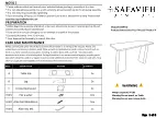 Предварительный просмотр 1 страницы Safavieh Furniture Calli CNS9702 Manual