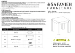 Предварительный просмотр 1 страницы Safavieh Furniture Coromio ACC7005 Manual