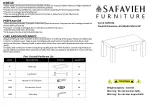 Предварительный просмотр 1 страницы Safavieh Furniture Coromio COF7014 Manual