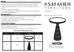 Safavieh Furniture FOX5527A Manual предпросмотр