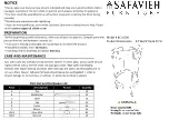 Safavieh Furniture Ida BCT2500 Manual preview