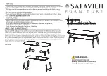 Safavieh Furniture Karou COF9604 Manual предпросмотр