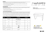 Предварительный просмотр 1 страницы Safavieh Furniture Rune CNS9705 Manual