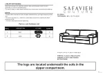 Safavieh Furniture SFV7508A Assembly Instructions предпросмотр