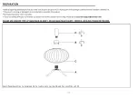 Preview for 2 page of Safavieh Lighting Coehlo TBL4529 Quick Start Manual