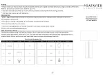 Safavieh Lighting VANYA TBL7024B Quick Start Manual preview