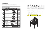 Предварительный просмотр 2 страницы Safavieh Outdoor PAT 6721 Manual