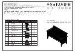 Preview for 1 page of Safavieh PAT7005 Manual
