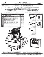 Safco 3043 Assembly Instructions preview