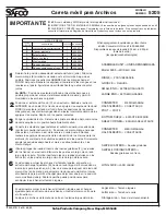 Preview for 4 page of Safco 5205 Quick Start Manual