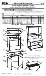 Safco 5210 Assembly Instructions Manual preview