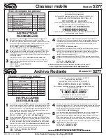 Preview for 3 page of Safco 5277 Assembly Instructions