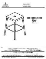 Safco 6604 Instructions preview