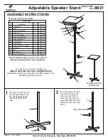 Preview for 1 page of Safco 8921 Assembly Instructions