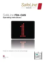 Preview for 1 page of Safeline FD4-CAN Operating Instructions Manual