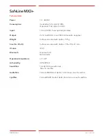 Preview for 3 page of Safeline MX3+ Manual