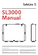 Safeline SL3000 Manual preview