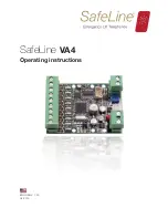 Предварительный просмотр 1 страницы Safeline VA4 Operating Instructions Manual