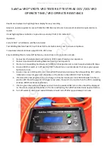 Preview for 1 page of SafeTac VRDT5 Quick Start Manual