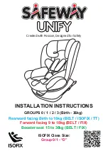 Safeway Unify Installation Instructions Manual preview