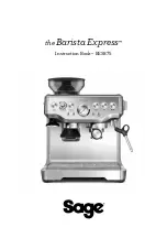 Sage Barista Express BES875 Instruction Book preview