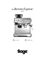 Sage Barista Express BES875 Quick Manual предпросмотр