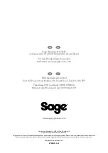 Preview for 25 page of Sage BTM800 Instruction Book