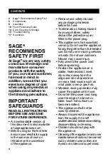 Preview for 2 page of Sage Kitchen Wizz Pro Quick Manual