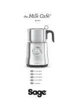 Sage Milk Cafe SMF600 Quick Manual предпросмотр