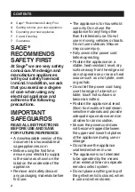 Предварительный просмотр 2 страницы Sage SGR200 Quick Manual