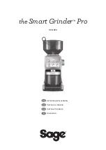 Sage Smart Grinder Pro SCG820 User Manual preview