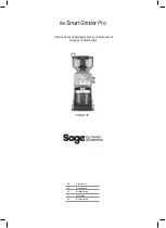 Sage Smart Grinder Pro Instruction Book preview