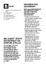 Preview for 18 page of Sage Smart Oven BOV860 Quick Manual