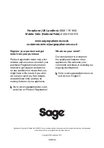 Preview for 8 page of Sage Soft Top Pure SKE700 Manual