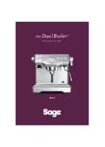 Sage the Dual Boiler BES920 Instruction Booklet preview