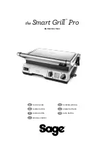 Sage The Smart Grill Pro BGR840 Quick Manual preview