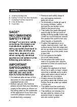 Preview for 2 page of Sage the Soft Top Pure Quick Manual