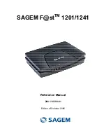 Sagem 1201 Reference Manual preview