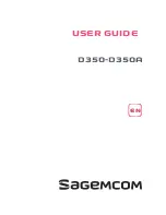 SAGEMCOM D350 User Manual preview