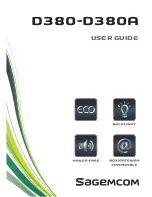 Предварительный просмотр 1 страницы SAGEMCOM D380 User Manual