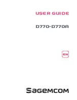 SAGEMCOM D770 User Manual preview