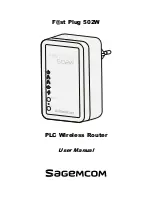 SAGEMCOM F@st Plug 502W User Manual preview