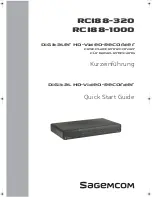 SAGEMCOM RCI88-320 Quick Start Manual preview