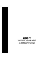 Sailor A1 VHF-DSC Installation Manual preview