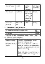 Предварительный просмотр 49 страницы Sainlogic WS0835 Manual