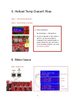 Preview for 8 page of SainSmart Prusa i3 Troubleshooting Manual