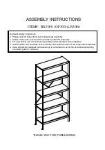 Saint Birch BX3000 Assembly Instructions Manual preview