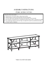 Saint Birch BX7000 Assembly Instructions Manual preview