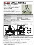 Saito FG-60R3 Operating Instructions Manual preview